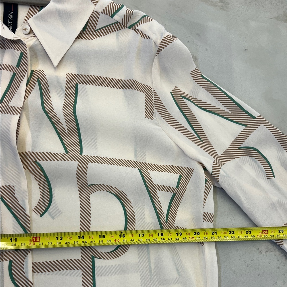 Marc Cain Geometric Blouse - Picture 6 of 9